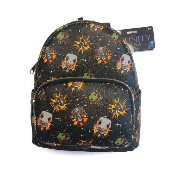 Funko Pop Marvel Guardians Of The Galaxy MINI Backpack Black 11" x 9" Ages 8+ - Picture 1 of 6